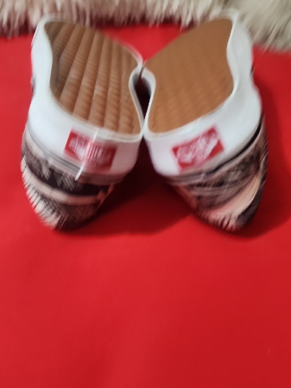 Vans Era MoMA Edvard Munch Canvas Sneakers in Black and White with Graphic Print - Picture 9 of 12